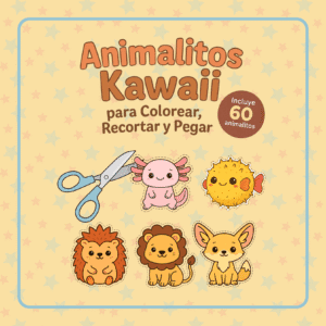 Recortables para imprimir “Animalitos Kawaii”