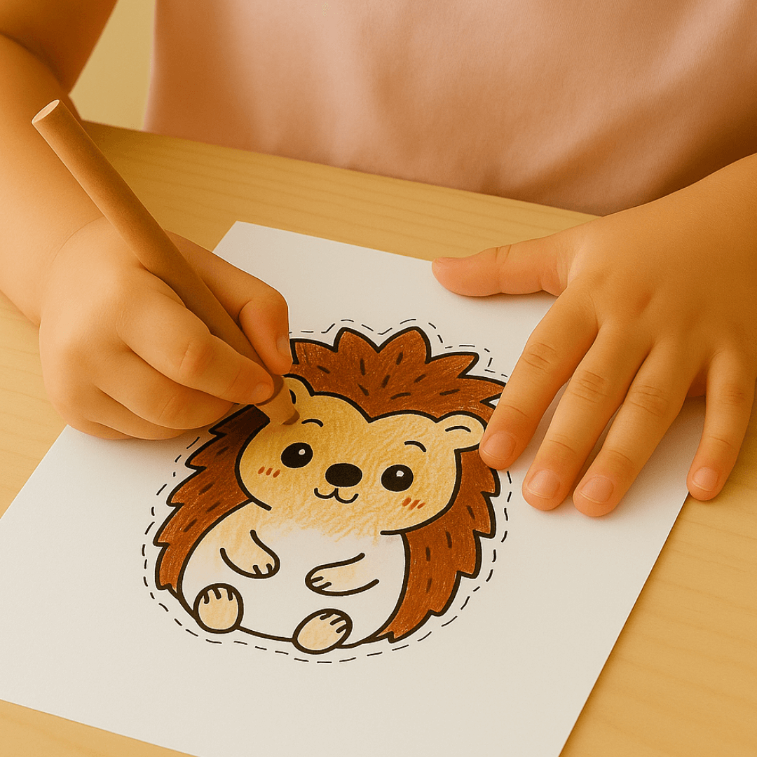 Recortables para armar e imprimir animalitos kawaii colorea