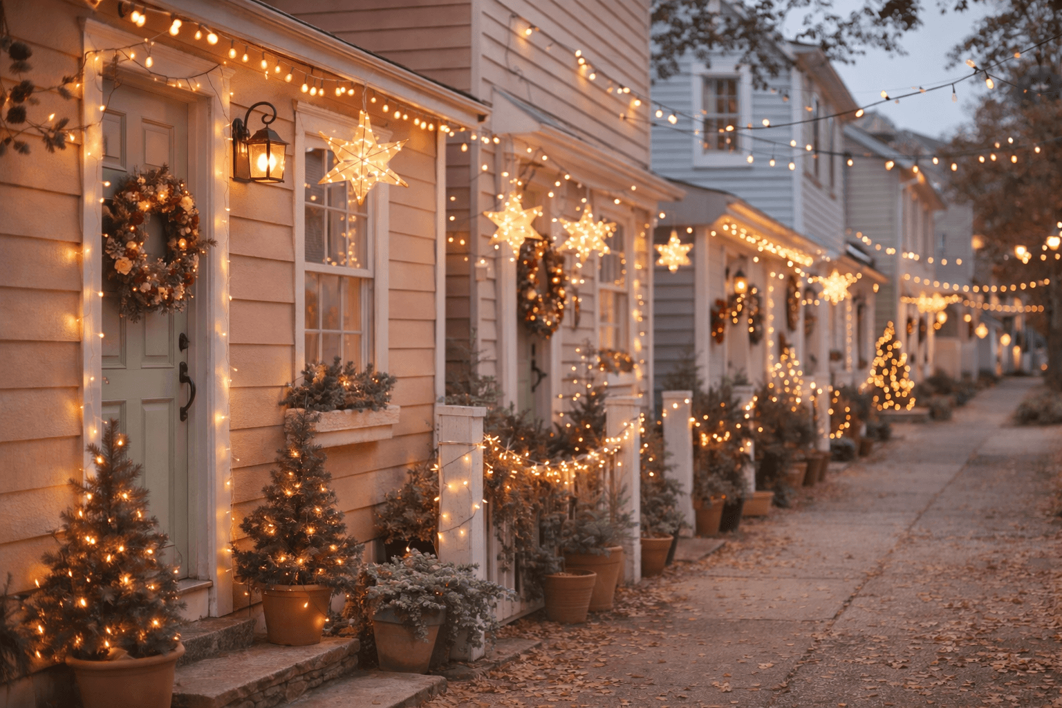 Adornar casa en navidad por fuera