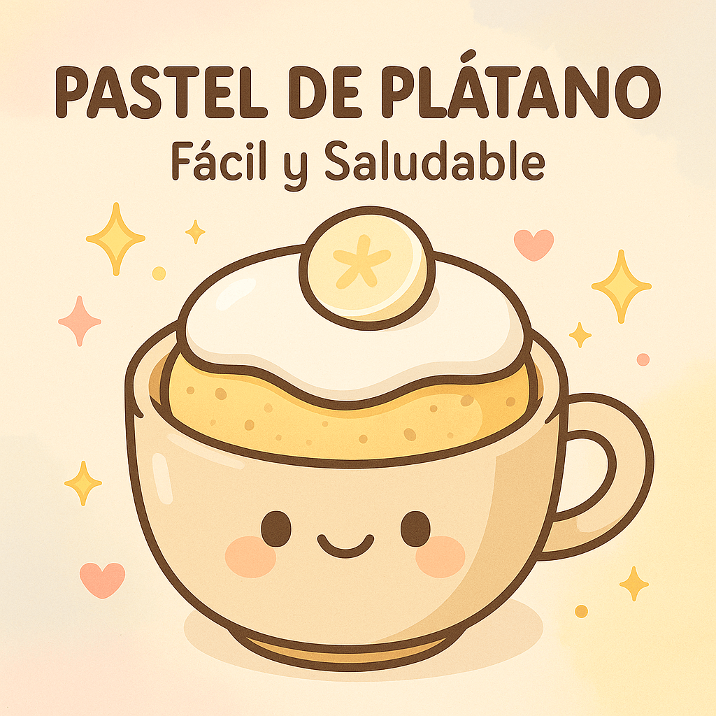 Pastel de plátano sin horno fácil y saludable, sin azúcar ni arena, con avena