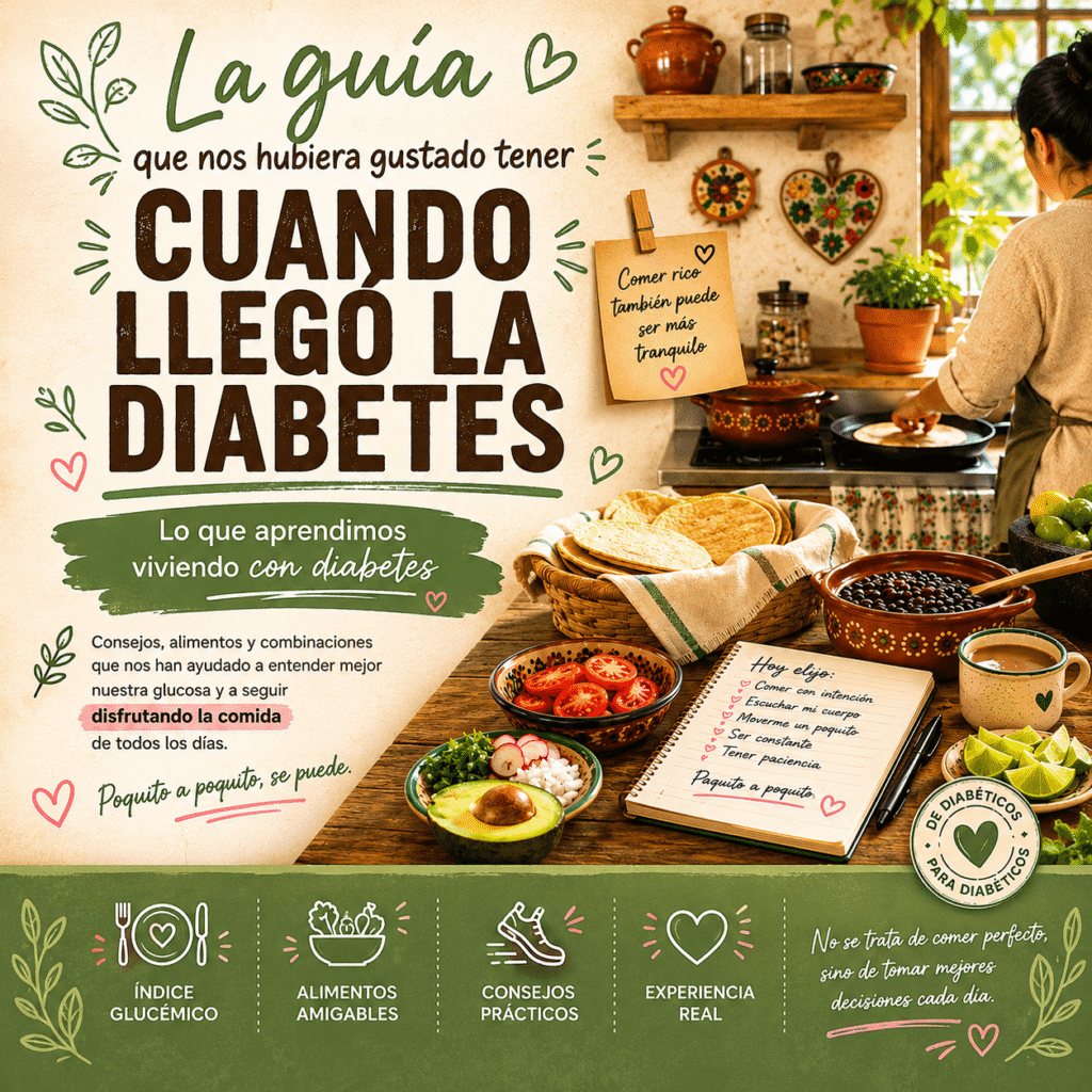 Guía para diabéticos portada de guía cuando llegó la diabetes